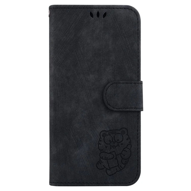 For Samsung Galaxy A05 4G Case Lovely Tiger Imprint PU Leather Book Style Phone Cover