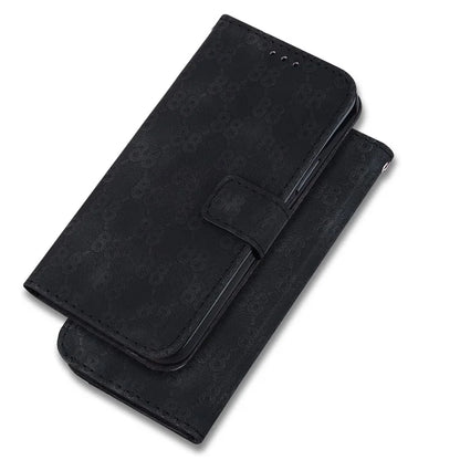 For Honor X6a 4G Case PU Leather Double 8-Shape Imprint Phone Wallet Cover
