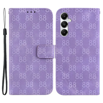 For Samsung Galaxy A05s 4G Case Double 8-Shape Design Leather Anti-shock Phone Cover