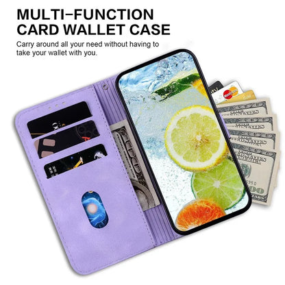 For Samsung Galaxy A05s 4G Case Double 8-Shape Design Leather Anti-shock Phone Cover