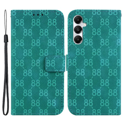 For Samsung Galaxy A05s 4G Case Double 8-Shape Design Leather Anti-shock Phone Cover