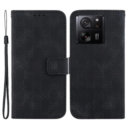 For Xiaomi 13T / 13T Pro / Redmi K60 Ultra Cover Imprinted Flip Stand Phone Leather Case