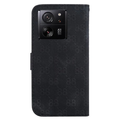 For Xiaomi 13T / 13T Pro / Redmi K60 Ultra Cover Imprinted Flip Stand Phone Leather Case