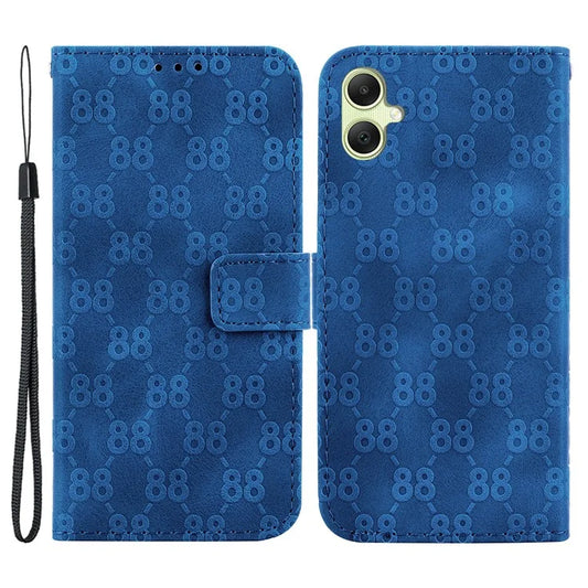 For Samsung Galaxy A05 4G Case Double 8-Shape Design PU Leather Stand Phone Cover