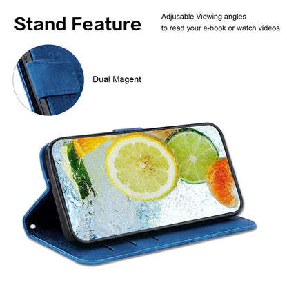 For Samsung Galaxy A05 4G Case Double 8-Shape Design PU Leather Stand Phone Cover