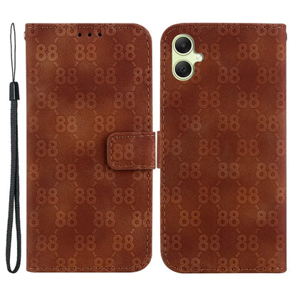 For Samsung Galaxy A05 4G Case Double 8-Shape Design Leather Stand Phone Cover