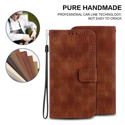 For Samsung Galaxy A05 4G Case Double 8-Shape Design Leather Stand Phone Cover