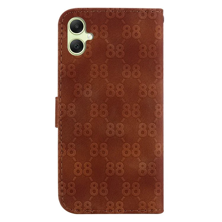 For Samsung Galaxy A05 4G Case Double 8-Shape Design Leather Stand Phone Cover