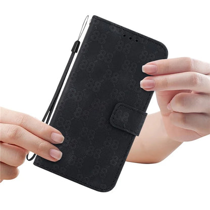 For Samsung Galaxy A05 4G Case Double 8-Shape Design Leather Stand Phone Cover