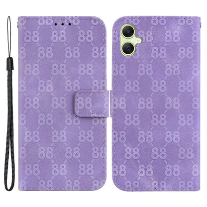 For Samsung Galaxy A05 4G Case Double 8-Shape Design Leather Stand Phone Cover