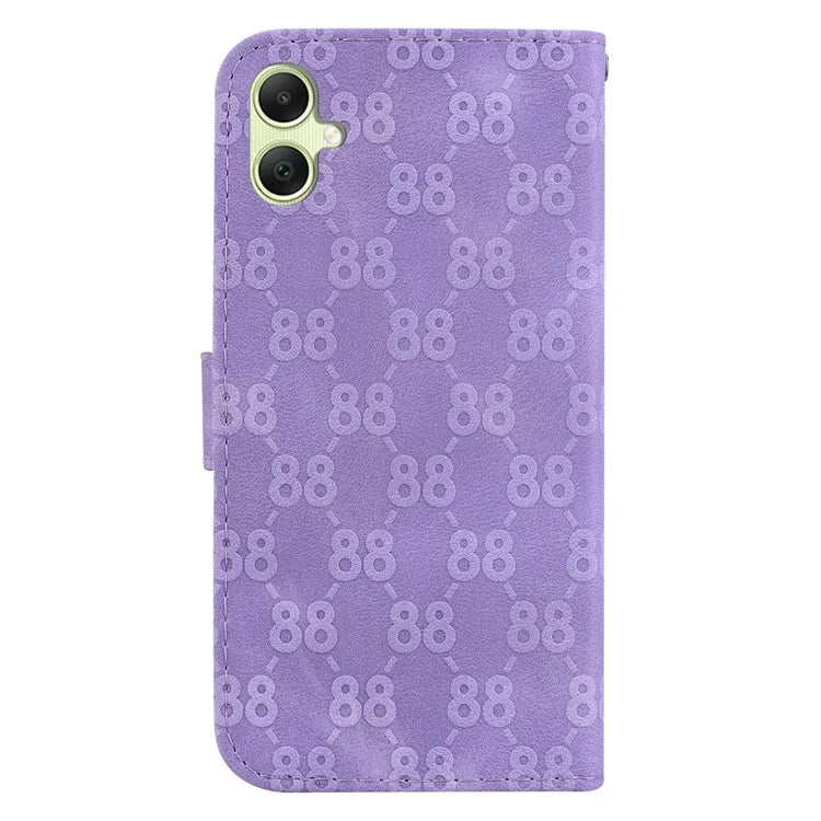 For Samsung Galaxy A05 4G Case Double 8-Shape Design Leather Stand Phone Cover