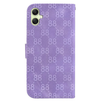 For Samsung Galaxy A05 4G Case Double 8-Shape Design Leather Stand Phone Cover