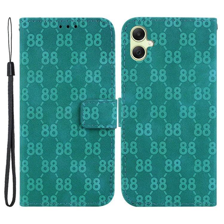 For Samsung Galaxy A05 4G Case Double 8-Shape Design Leather Stand Phone Cover