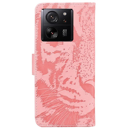 For Xiaomi Redmi K60 Ultra / 13T / 13T Pro Case Tiger Imprint PU Leather Phone Cover
