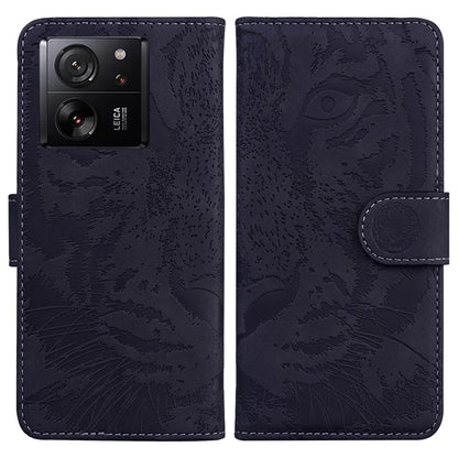 For Xiaomi Redmi K60 Ultra / 13T / 13T Pro Case Tiger Imprint PU Leather Phone Cover