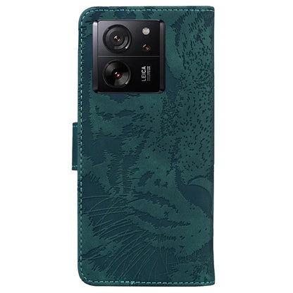 For Xiaomi Redmi K60 Ultra / 13T / 13T Pro Case Tiger Imprint PU Leather Phone Cover
