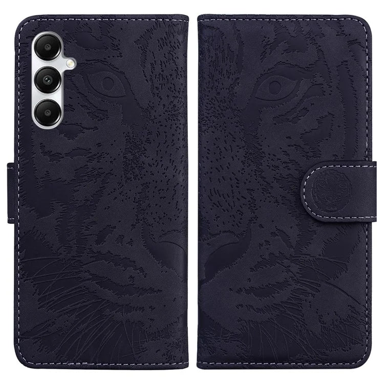For Samsung Galaxy A05s 4G Leather Case Imprinted Tiger Wallet Phone Cover