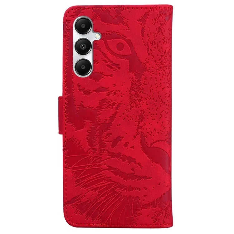 For Samsung Galaxy A05s 4G Leather Case Imprinted Tiger Wallet Phone Cover