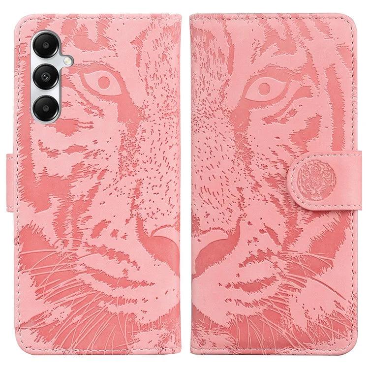 For Samsung Galaxy A05s 4G Leather Case Imprinted Tiger Wallet Phone Cover