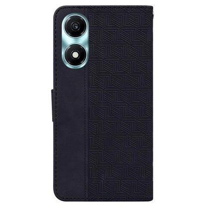 For Honor X5 Plus / Play 40C 5G Leather Case Imprinted Phone Wallet Stand Cover