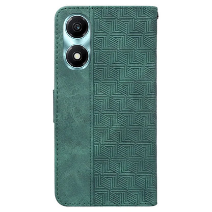 For Honor X5 Plus / Play 40C 5G Leather Case Imprinted Phone Wallet Stand Cover
