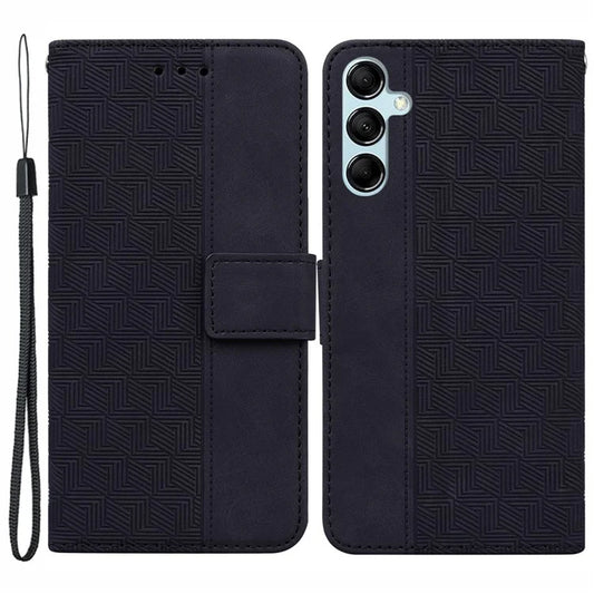 For Samsung Galaxy A15 4G Leather Case Imprinted Phone Cover with Wallet Stand
