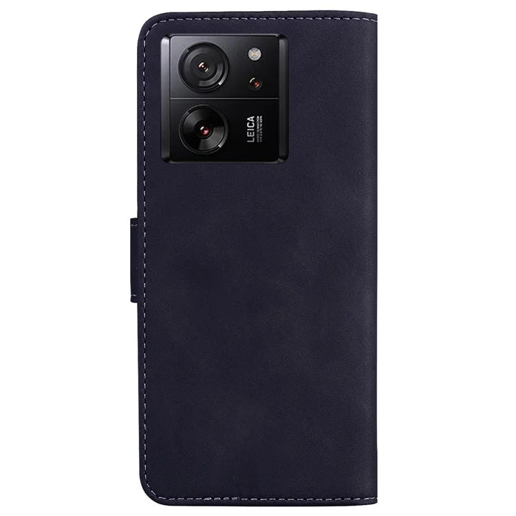 For Xiaomi 13T Pro / 13T / Redmi K60 Ultra Case PU Leather Phone Cover Wallet Solid Color Phone Shell
