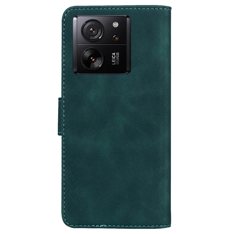 For Xiaomi 13T Pro / 13T / Redmi K60 Ultra Case PU Leather Phone Cover Wallet Solid Color Phone Shell