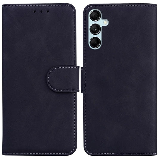 For Samsung Galaxy A15 4G Case Slim-Fit Wallet Solid Color PU Leather Mobile Phone Shell