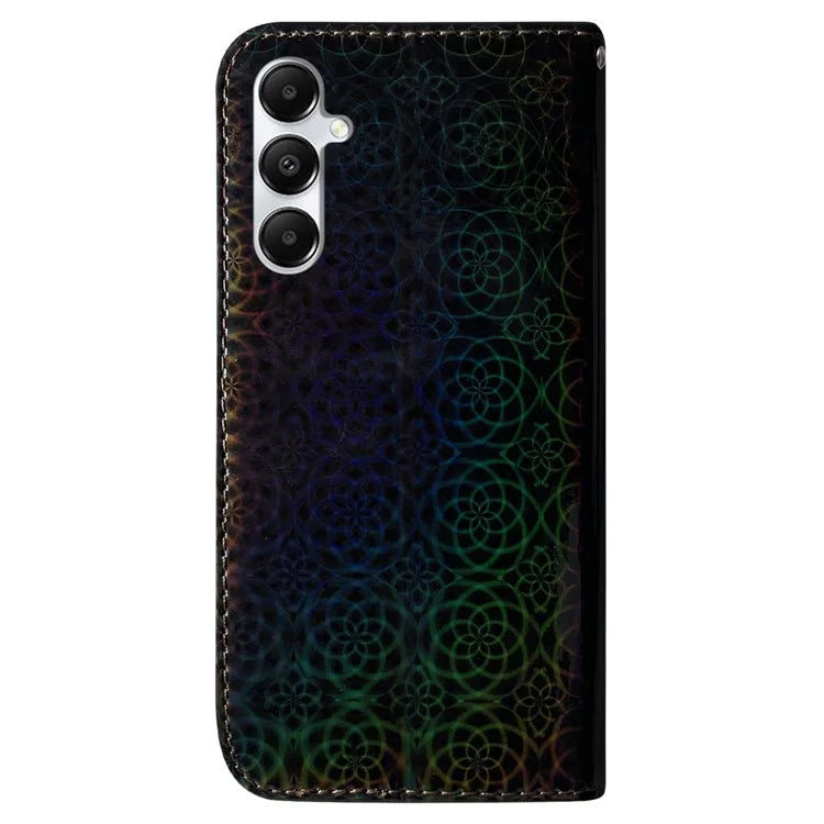 For Samsung Galaxy A05s 4G Mobile Cover Dazzling Flower Pattern PU Leather Case