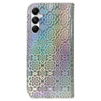 For Samsung Galaxy A05s 4G Mobile Cover Dazzling Flower Pattern PU Leather Case