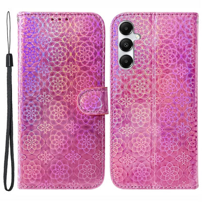For Samsung Galaxy A05s 4G Mobile Cover Dazzling Flower Pattern PU Leather Case