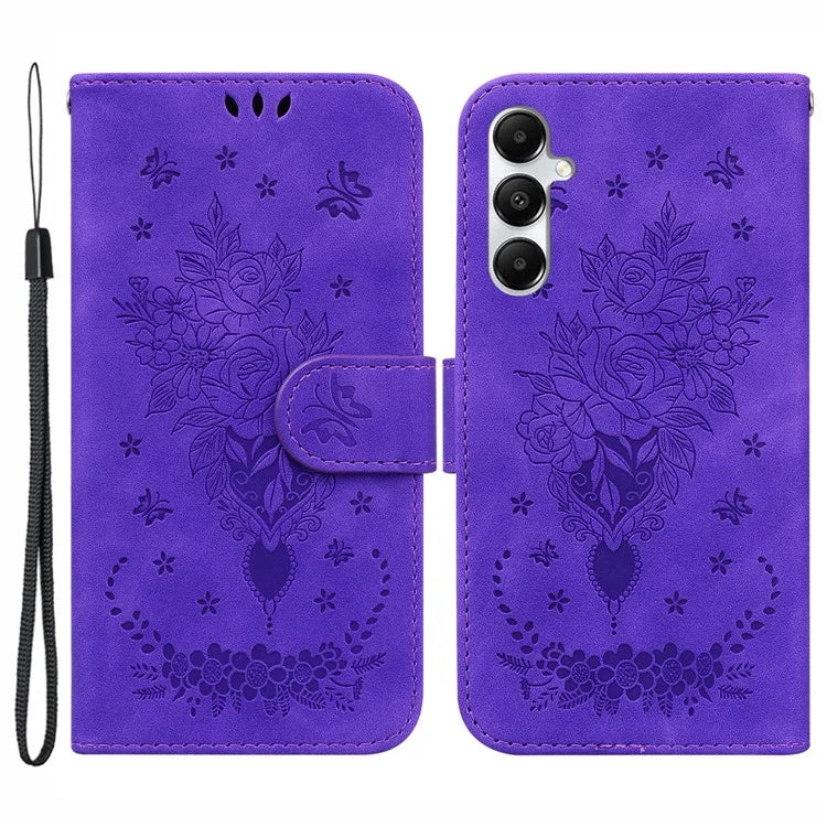 For Samsung Galaxy A05s 4G Case Full Protection Imprinted PU Leather Phone Cover
