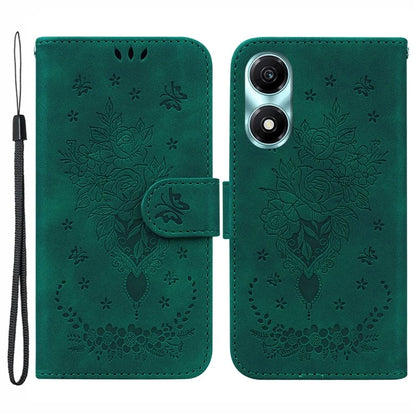 For Honor X5 Plus / Play 40C 5G Case Magnetic PU Leather Imprinted Phone Shell