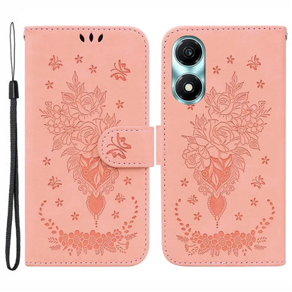 For Honor X5 Plus / Play 40C 5G Case Magnetic PU Leather Imprinted Phone Shell