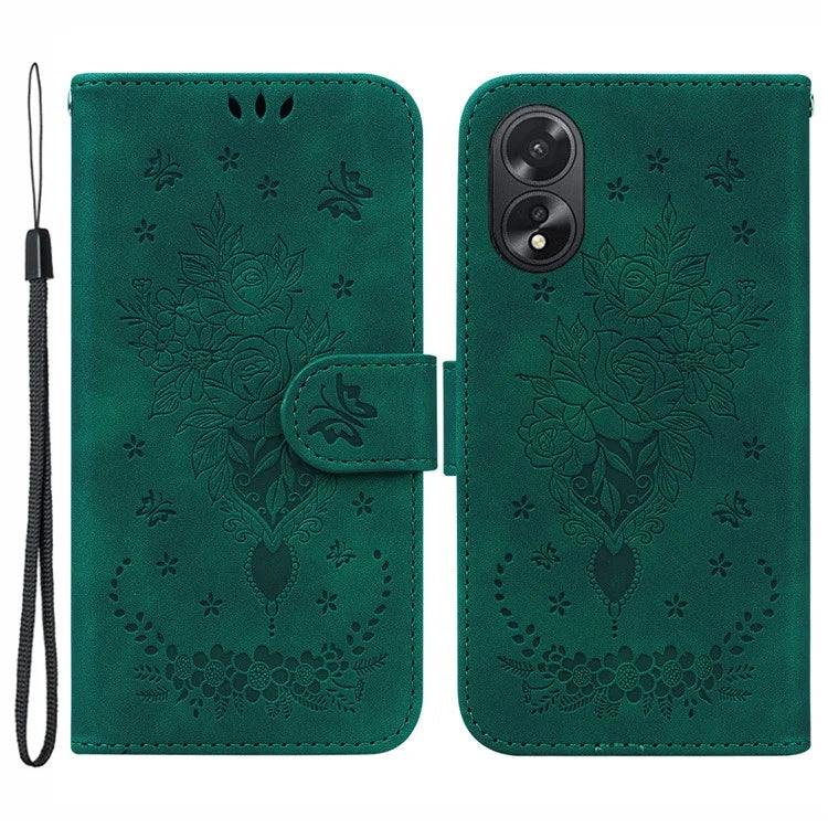 For Oppo A18 4G / A38 4G Case Anti-Scratch PU Leather Phone Cover Protector