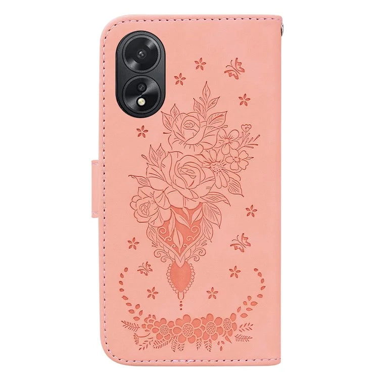 For Oppo A18 4G / A38 4G Case Anti-Scratch PU Leather Phone Cover Protector