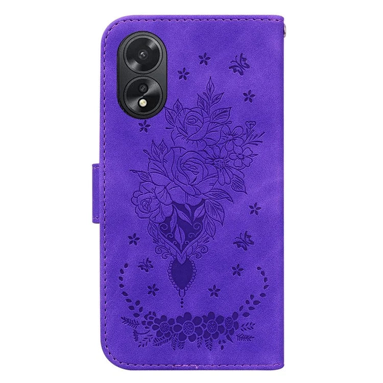 For Oppo A18 4G / A38 4G Case Anti-Scratch PU Leather Phone Cover Protector
