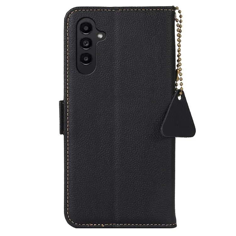 TJ For Samsung Galaxy A15 4G Case RFID Blocking Wallet Stand Phone Cover