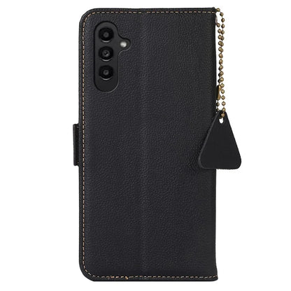 TJ For Samsung Galaxy A15 4G Case RFID Blocking Wallet Stand Phone Cover
