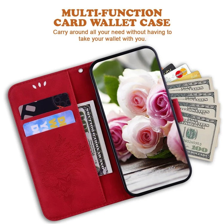 For Samsung Galaxy A05 4G Case PU Leather Magnetic Folio Phone Cover