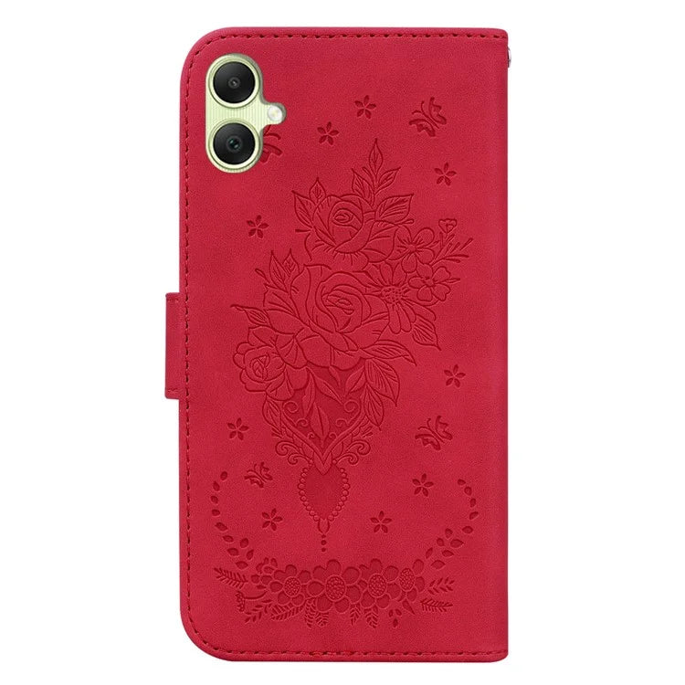 For Samsung Galaxy A05 4G Case PU Leather Magnetic Folio Phone Cover