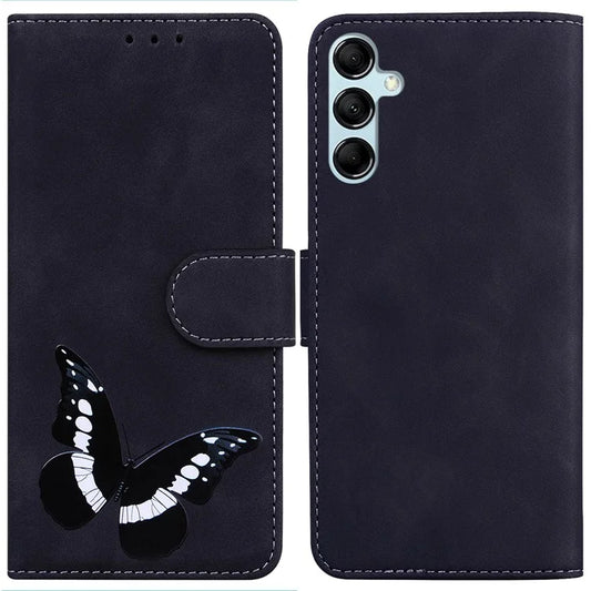For Samsung Galaxy A15 4G Case Skin-touch Leather Butterfly Printing Phone Cover