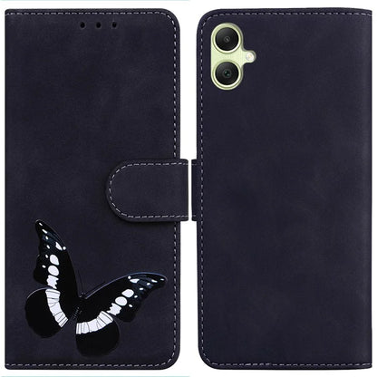 For Samsung Galaxy A05 4G Case Butterfly Printing Flip Folio Leather Phone Cover