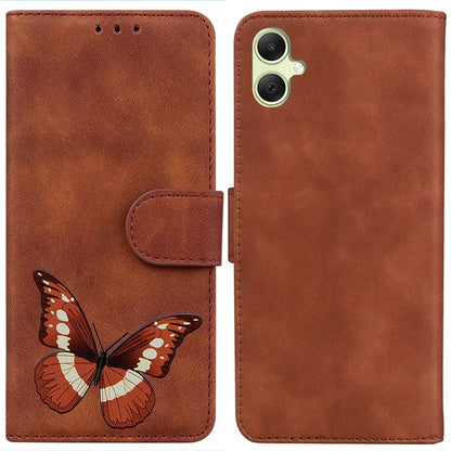 For Samsung Galaxy A05 4G Case Butterfly Printing Flip Folio Leather Phone Cover