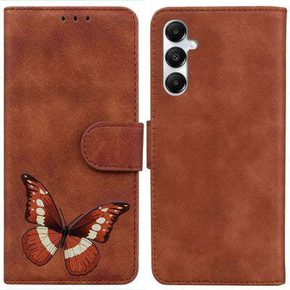 For Samsung Galaxy A05s 4G Case Butterfly Printing Shockproof Protection Leather Phone Cover