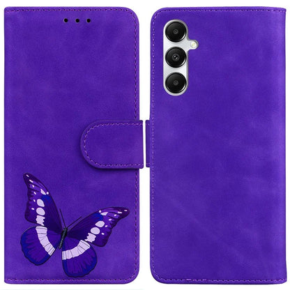 For Samsung Galaxy A05s 4G Case Butterfly Printing Shockproof Protection Leather Phone Cover