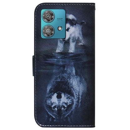 For Motorola Edge 40 Neo 5G Case Pattern Printing Folio PU Leather Phone Cover