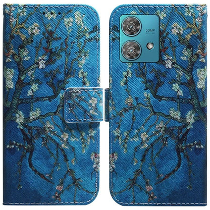 For Motorola Edge 40 Neo 5G Case Pattern Printing Folio PU Leather Phone Cover