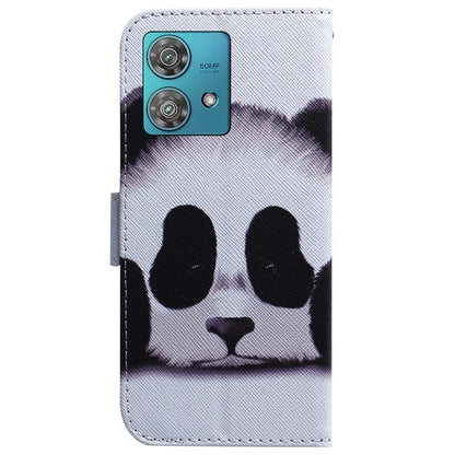 For Motorola Edge 40 Neo 5G Case Pattern Printing Folio PU Leather Phone Cover